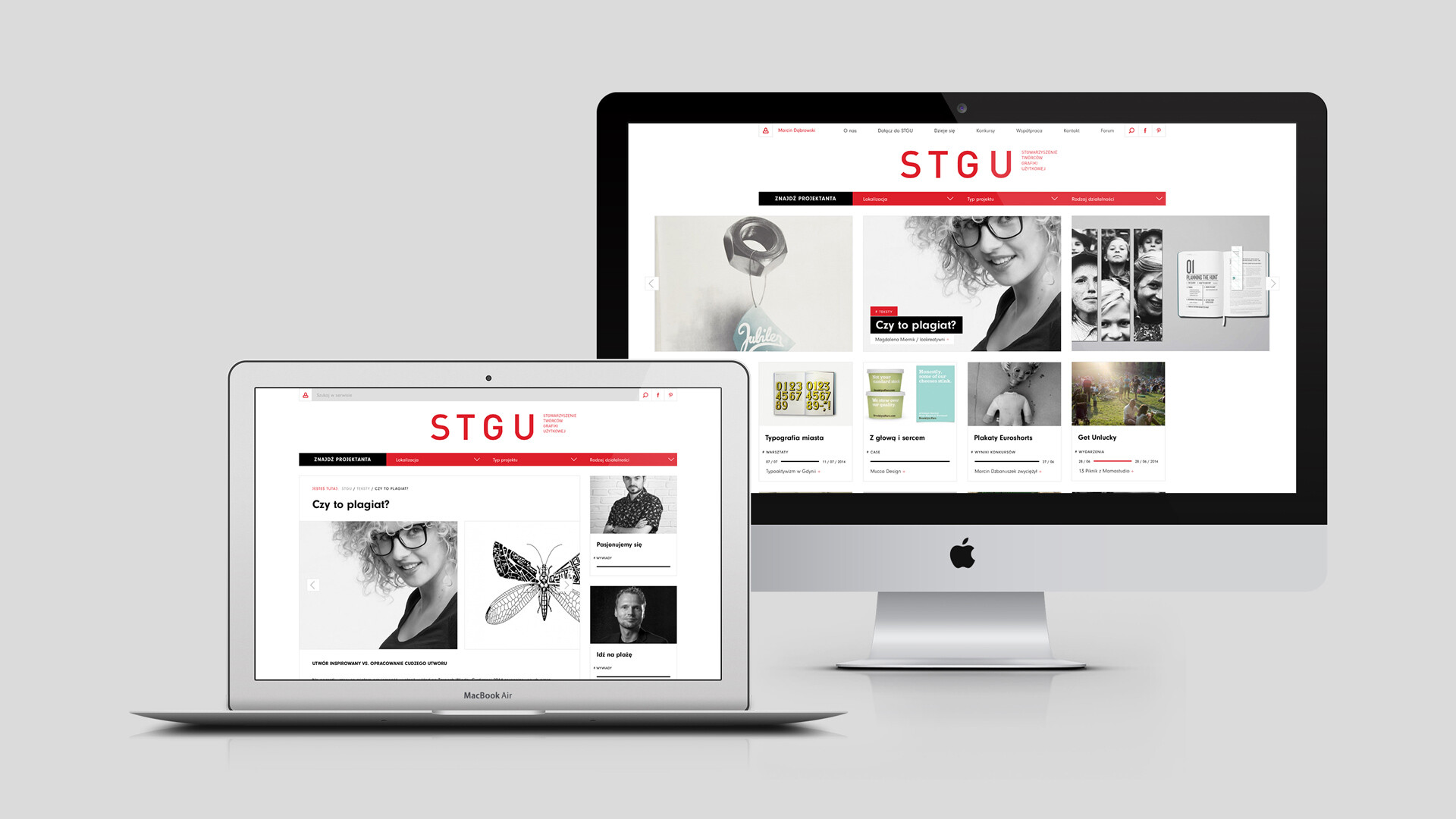 Responsywny serwis www dla polskich designerów